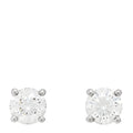 Platinum Diamond .42ctw Solitaire Earrings