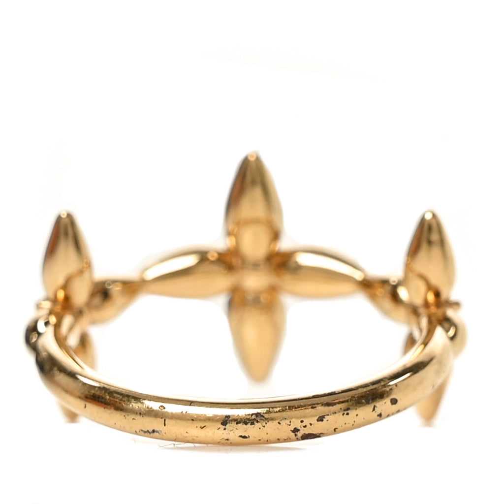 Metal Louisette Signature Ring S Gold