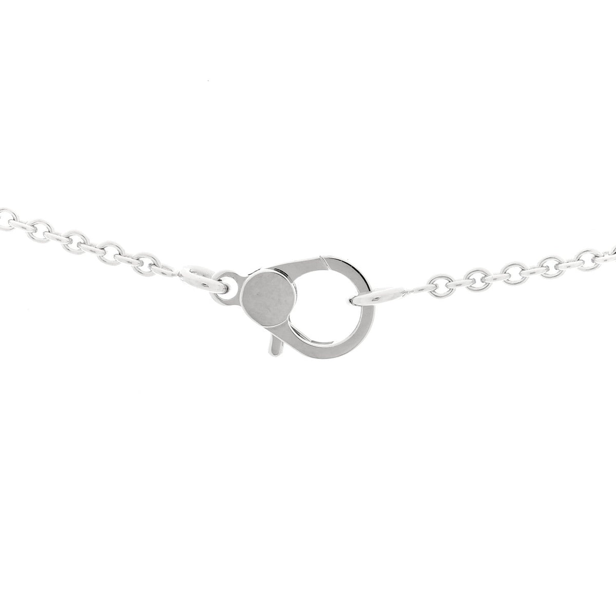 18K White Gold Diamond Finesse Pendant Necklace