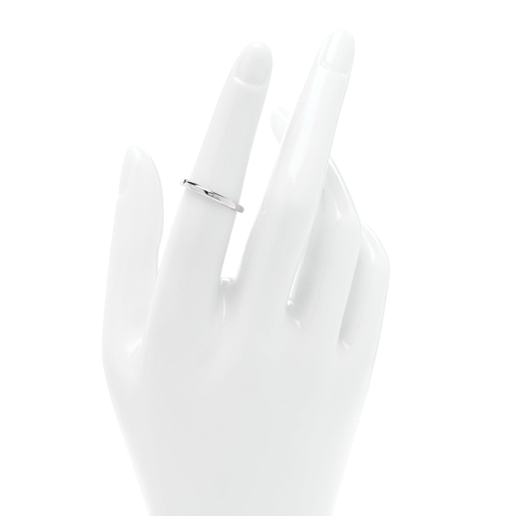 Platinum 2mm Forever Wedding Band Ring 51 5.75