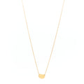 18K Yellow Gold 9mm Elsa Peretti Bean Pendant Necklace