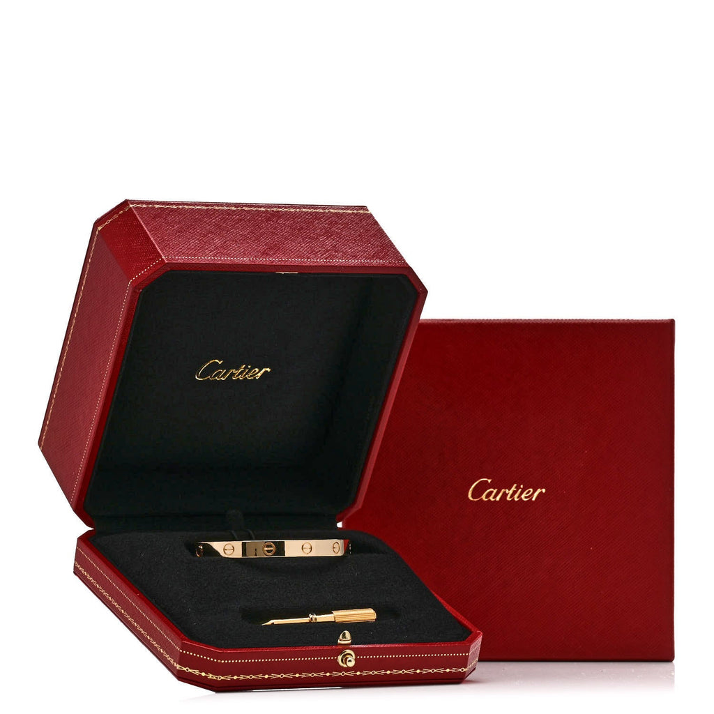18K Yellow Gold LOVE Bracelet 17