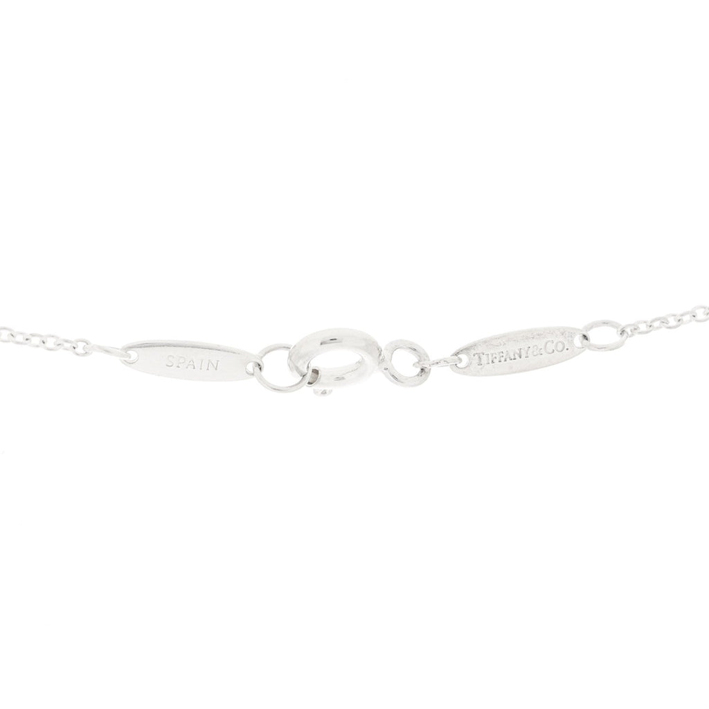 Sterling Silver Elsa Peretti Letter K Pendant Necklace