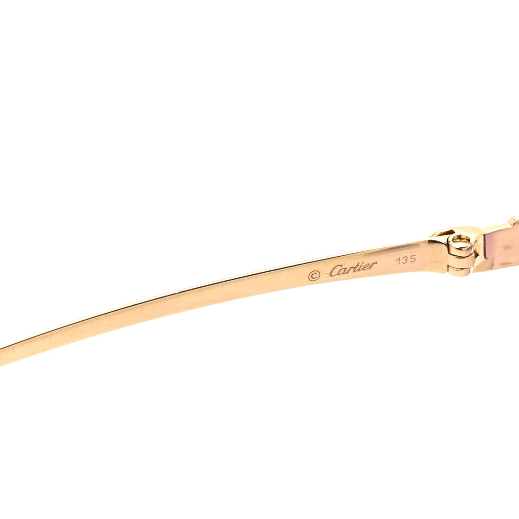 Metal Rimless Sunglasses CT0030O-002 Purple