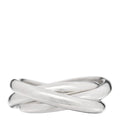 Sterling Silver Interlocking Ring 49 5