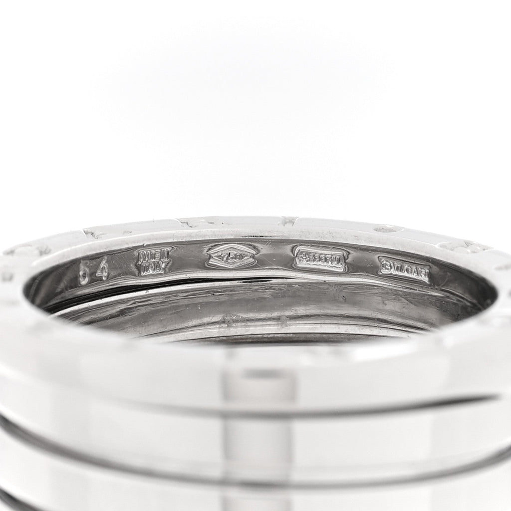 18K White Gold B.Zero1 Four-Band Ring 54 7