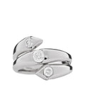 Platinum Diamond .54ctw Wrap Ring 53 6.5
