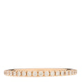 18K Rose Gold Diamond .34ctw Soleste Full Eternity Band Ring 47 4.25