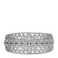 18K White Gold Diamond 10.80ctw Bangle Bracelet