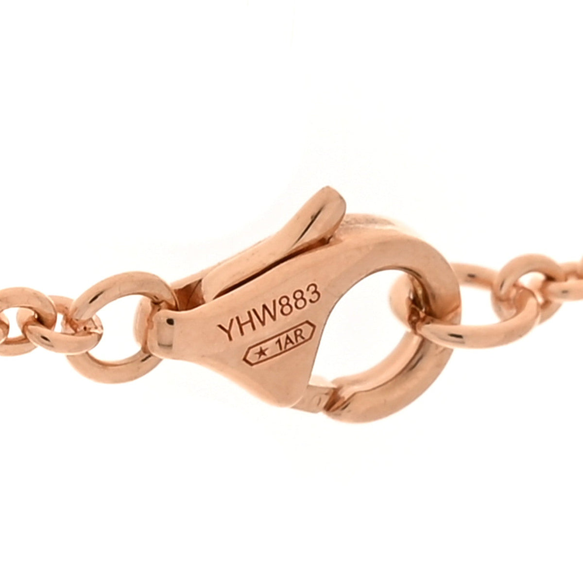 18K Pink Gold Interlocking LOVE Necklace