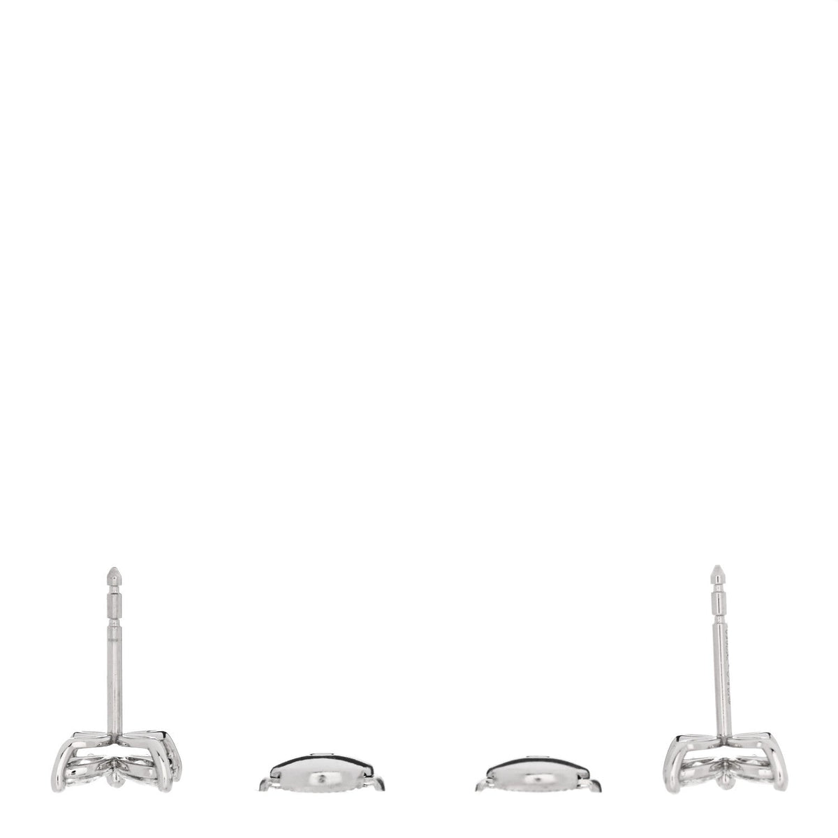 Platinum Diamond .92ct Medium Victoria Earrings