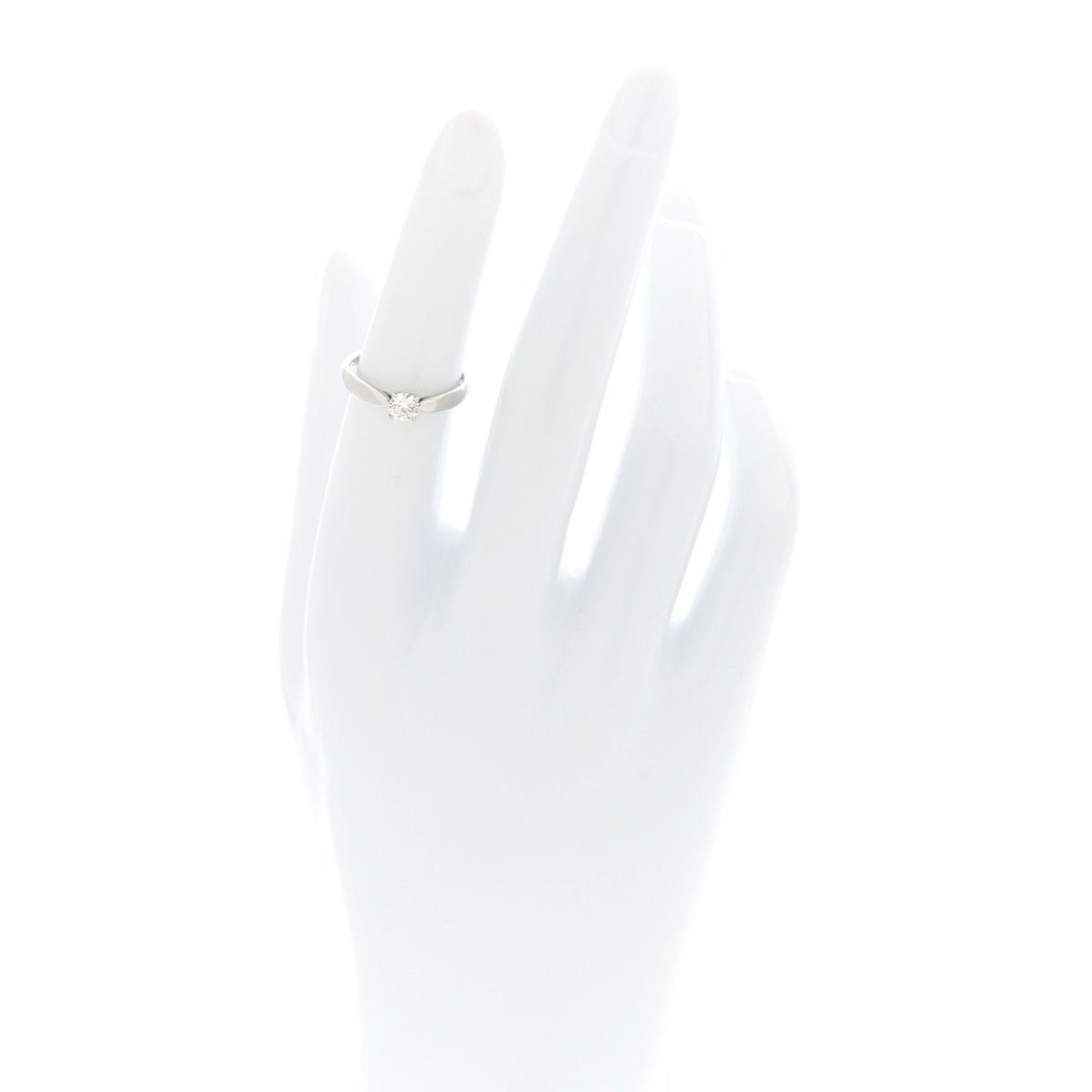 Platinum Diamond .30ct Harmony Solitaire Engagement Ring 49 5