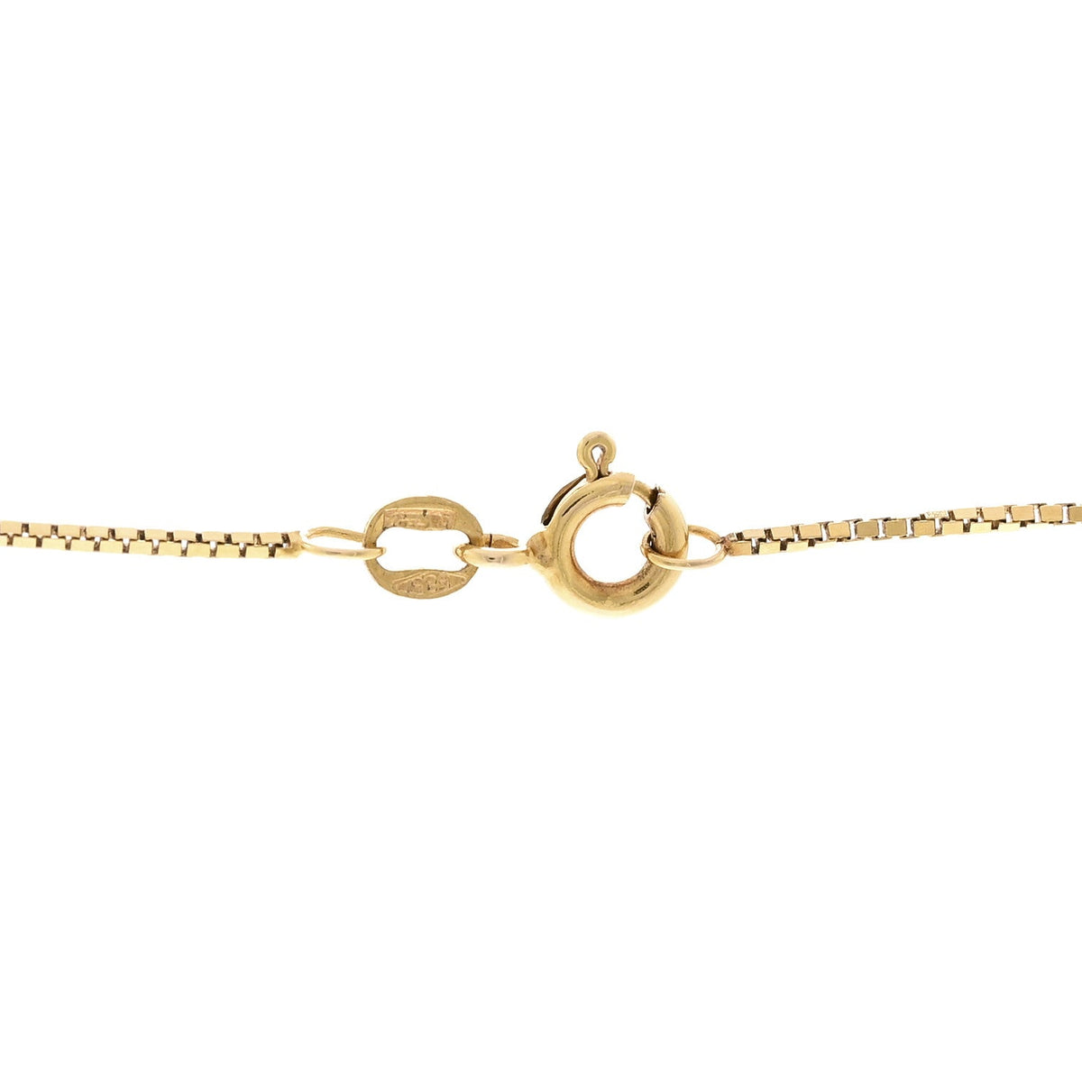 14K Yellow Rose Gold Diamond Cultured Pearl Pendant Necklace