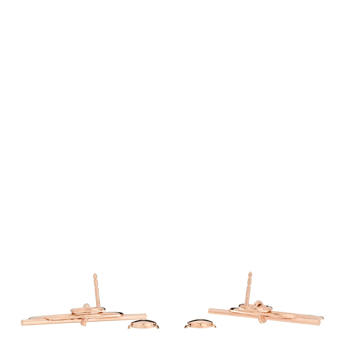 18K Rose Gold PM Loop Earrings