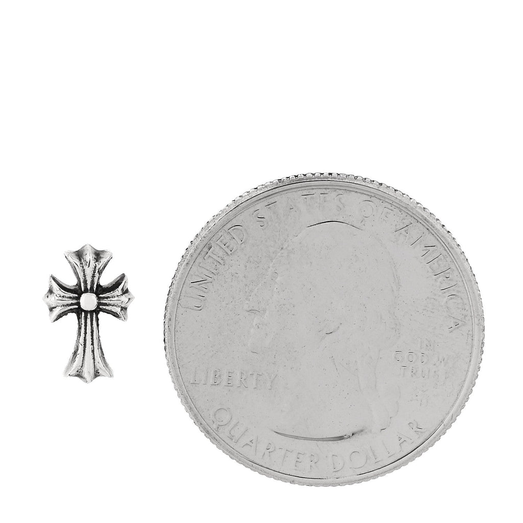 Sterling Silver Cross Single Earring