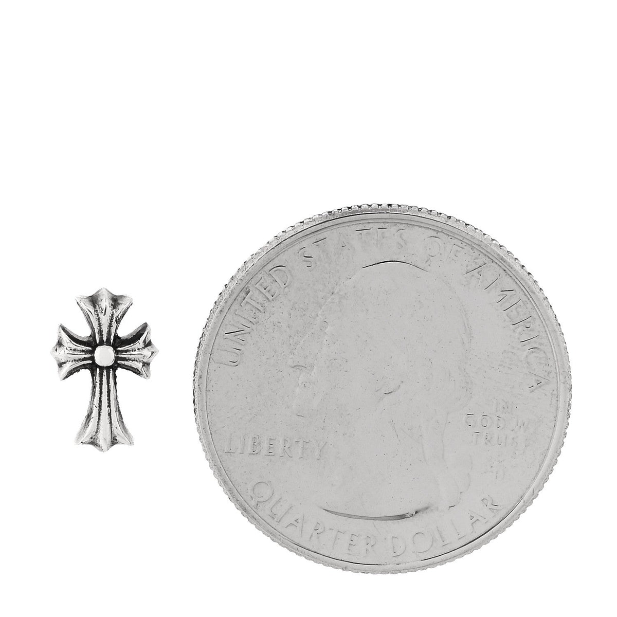 Sterling Silver Cross Single Earring