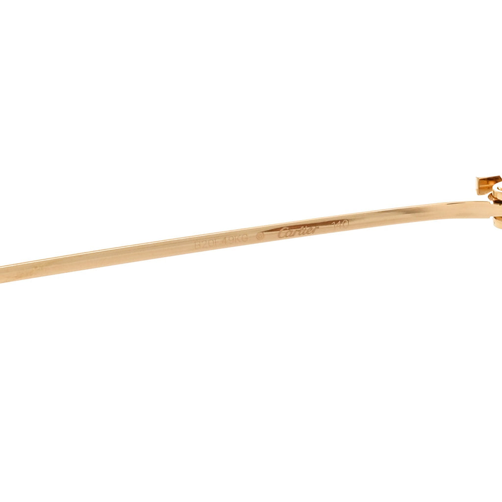 Santos Aviator Sunglasses CT0298S Gold