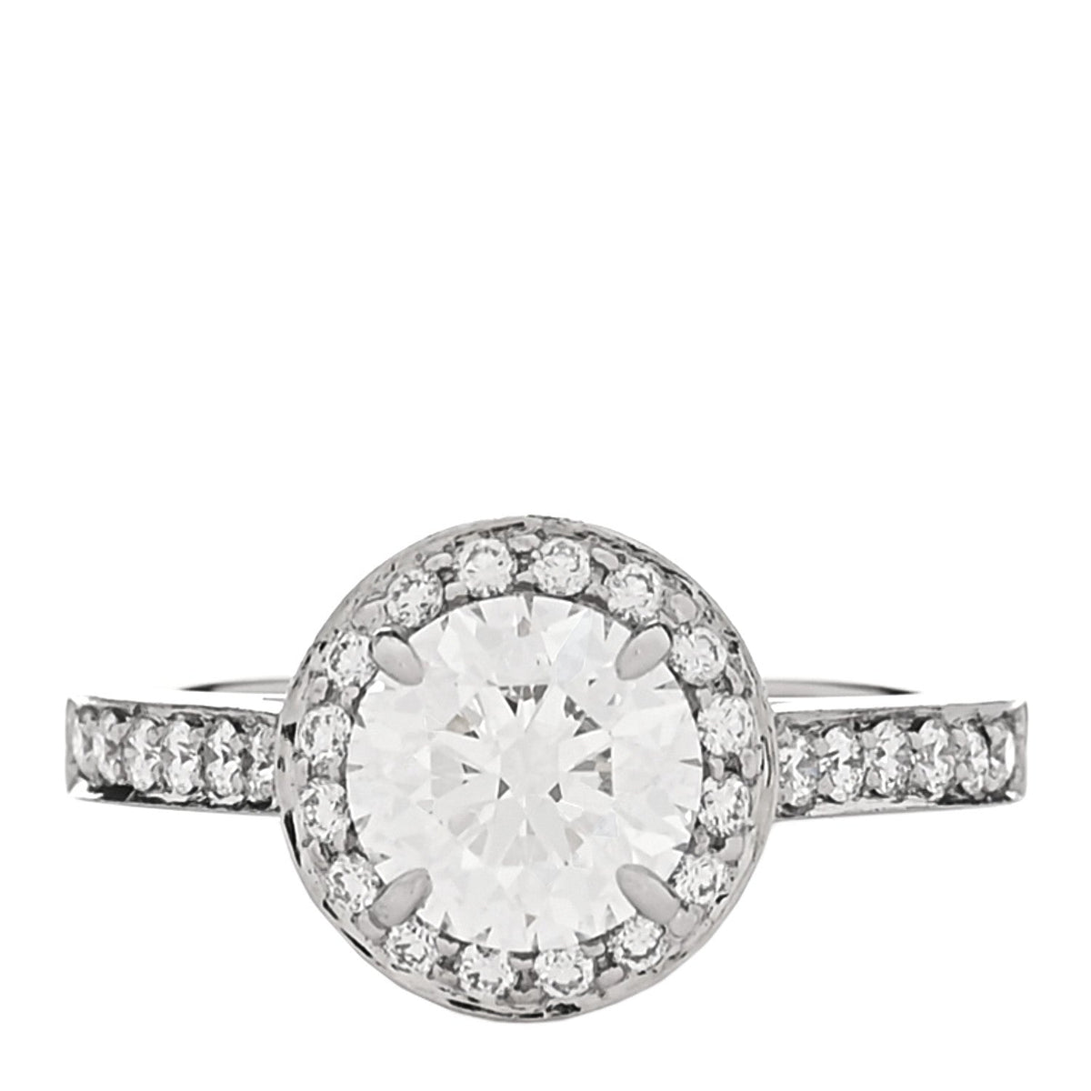 Platinum Diamond 1.06ct Soleste Round Brilliant Engagement Ring 46 3.75