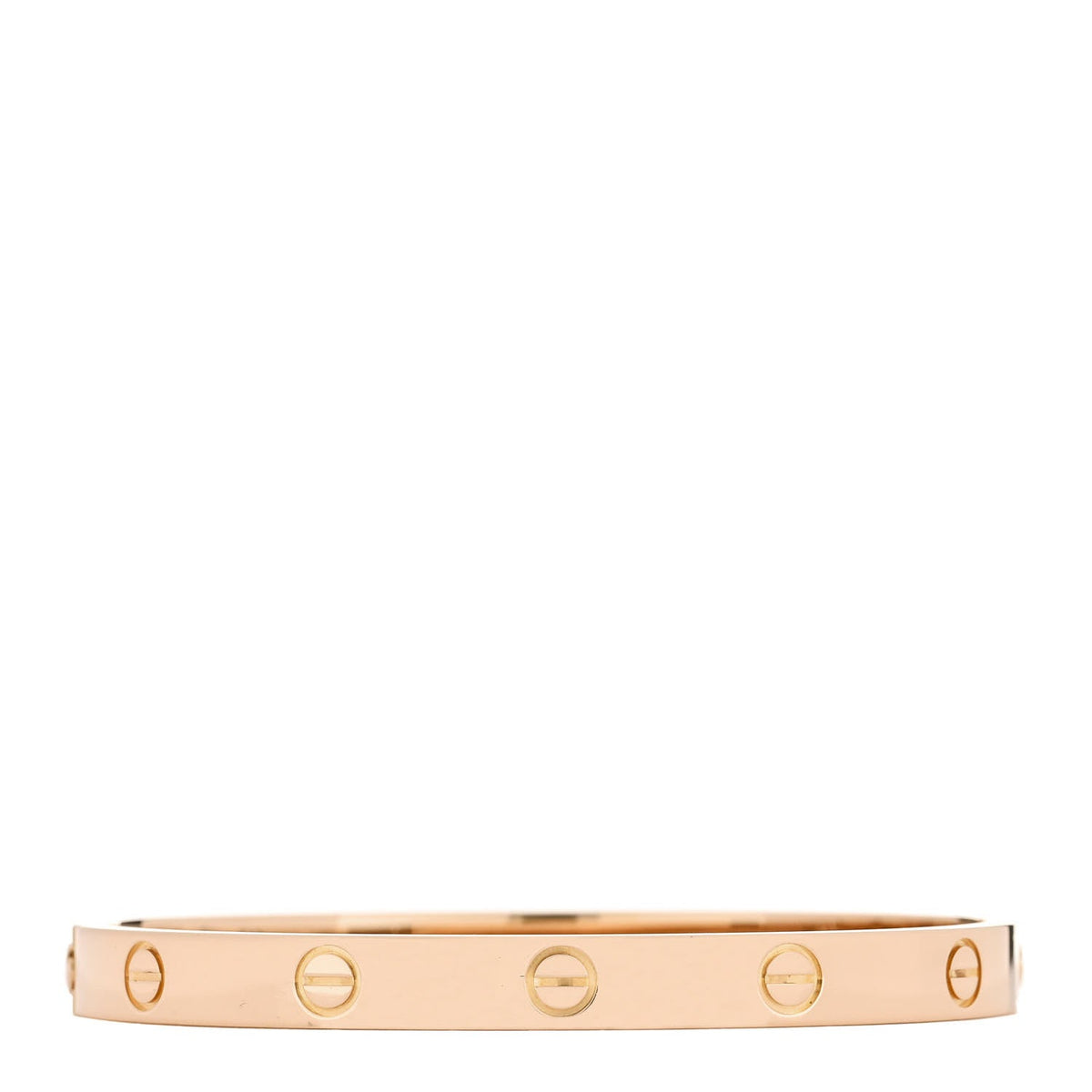 18K Pink Gold LOVE Bracelet 17