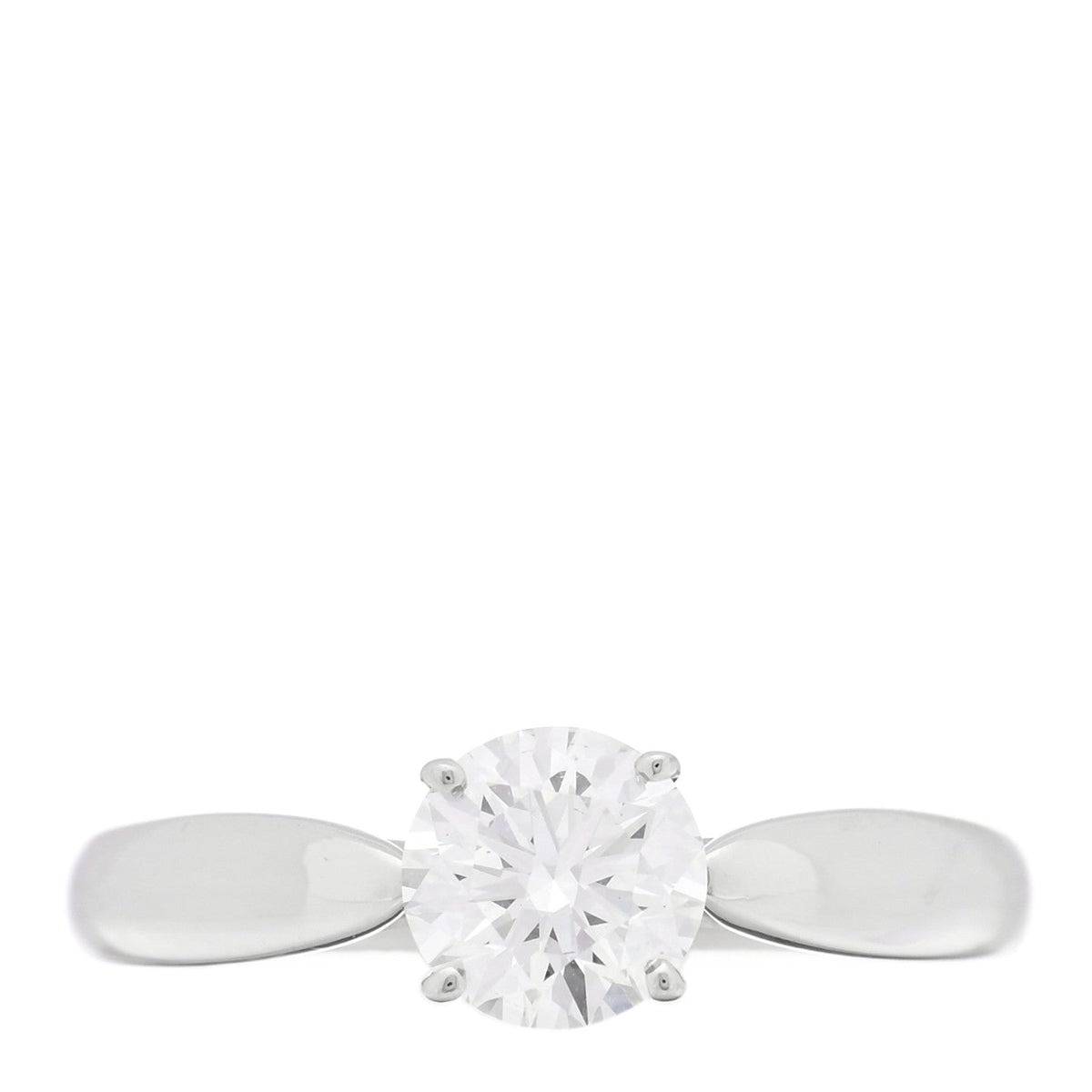 Platinum Diamond .71ct Solitaire Engagement Ring 49 5