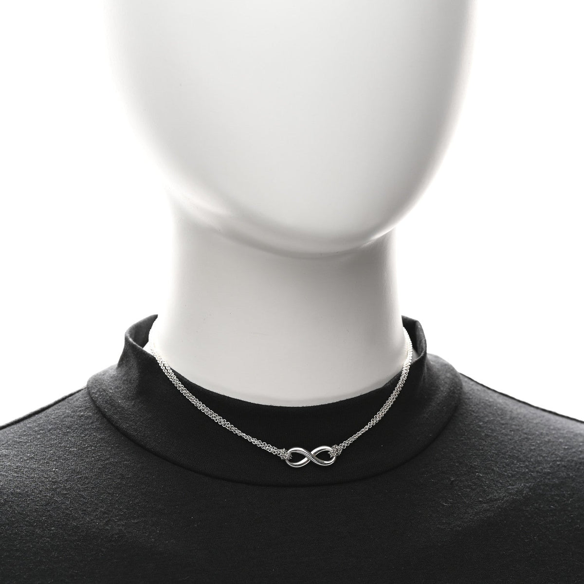 Sterling Silver Infinity Pendant Necklace