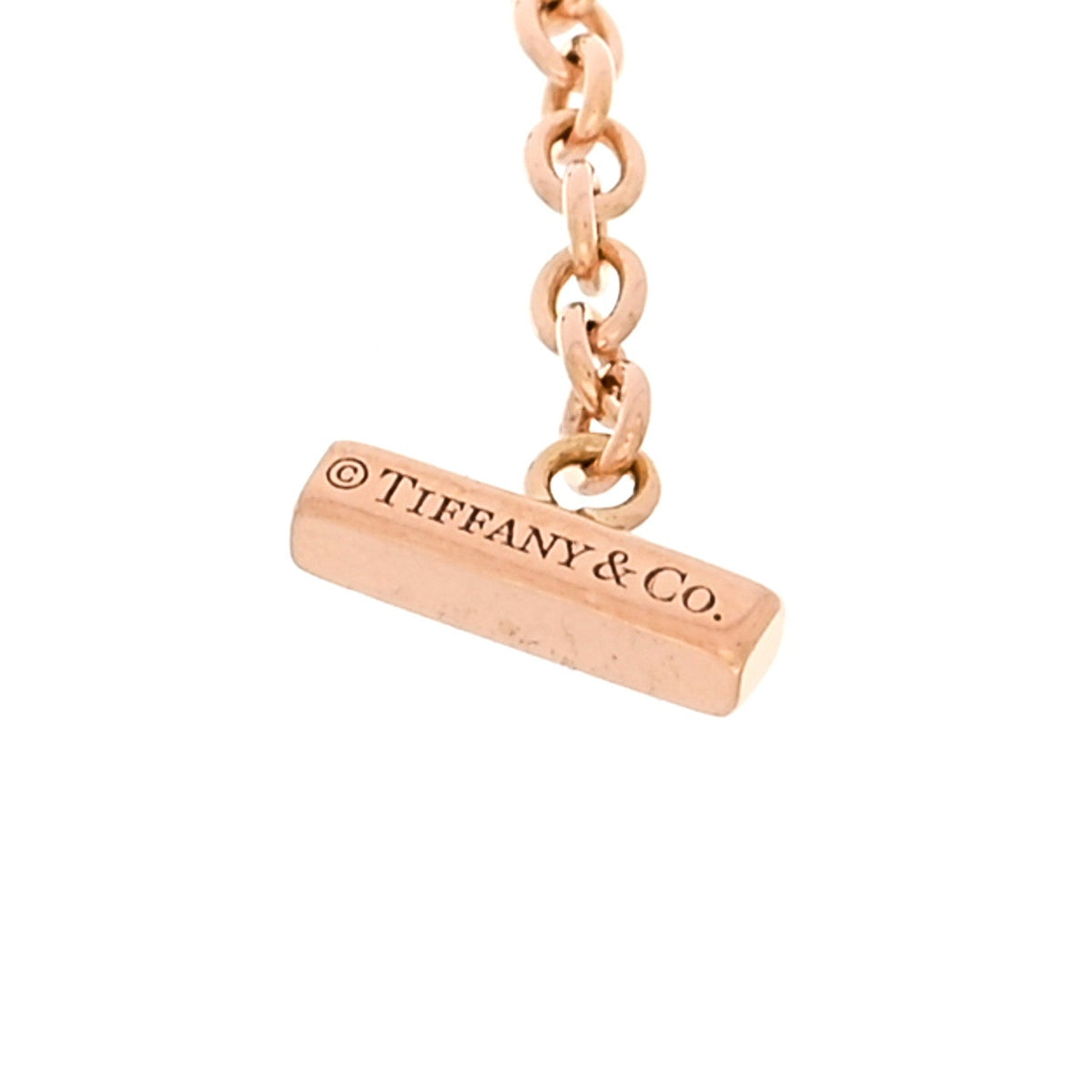18K Rose Gold T Smile Bracelet