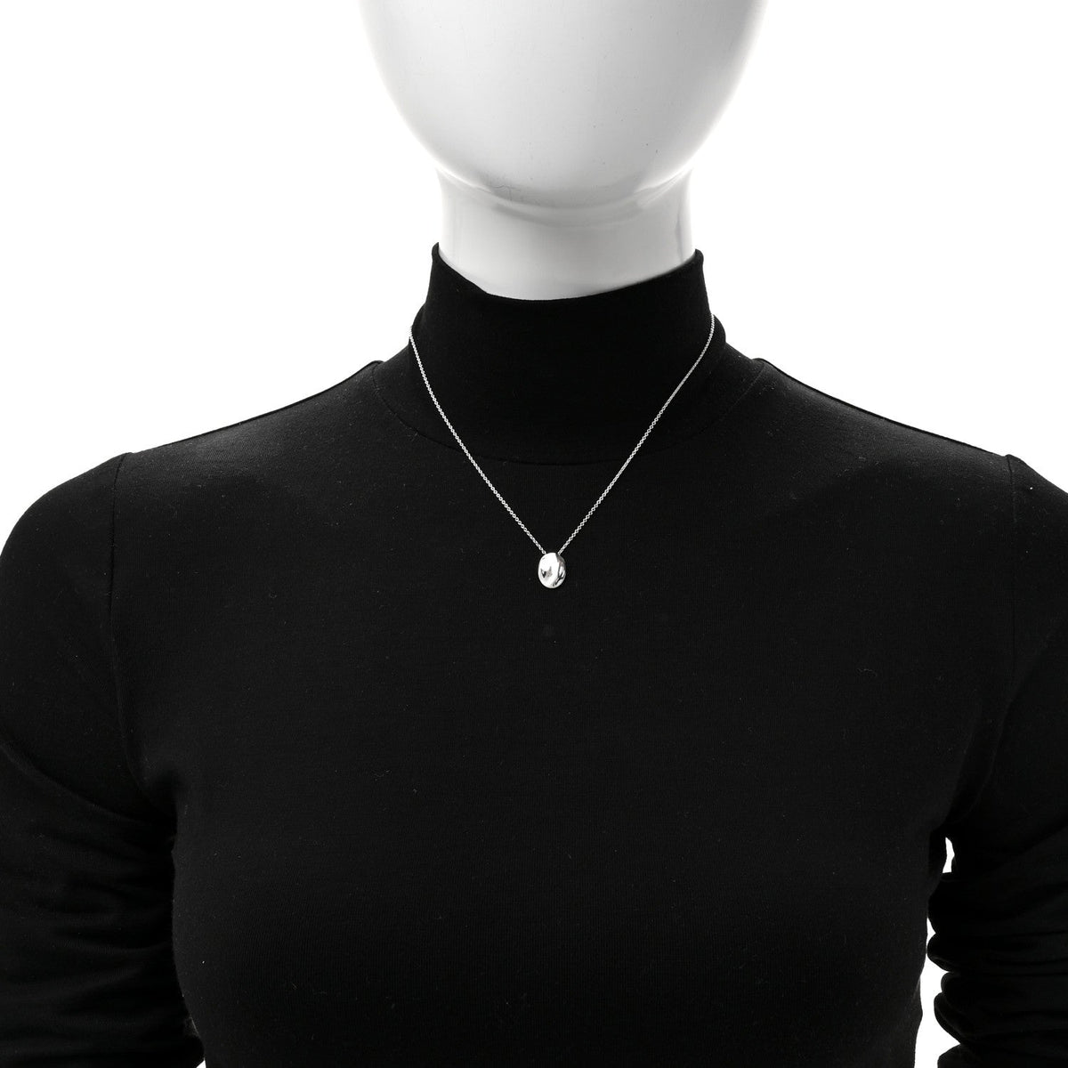 Platinum Elsa Peretti Zodiac Virgo Pendant Necklace