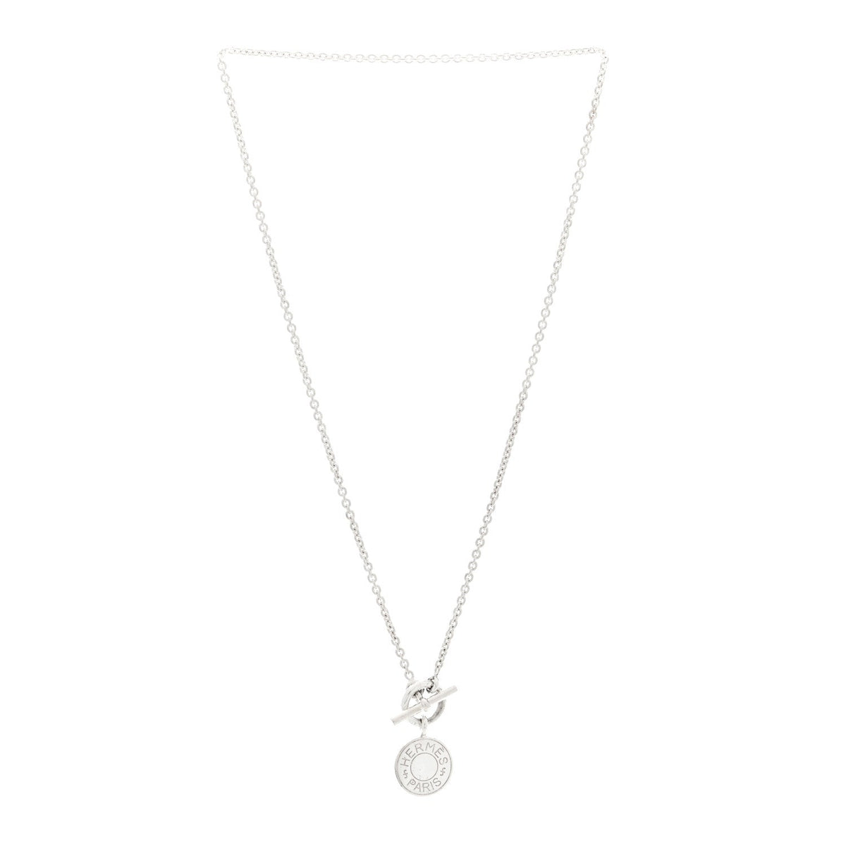 Sterling Silver Amulettes H Confettis Pendant Necklace