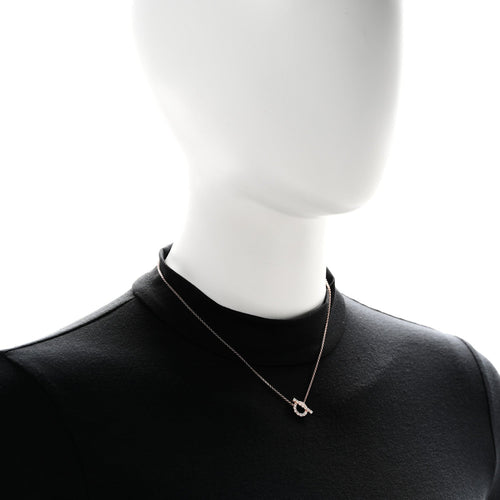 18K Rose Gold Diamond Finesse Pendant Necklace