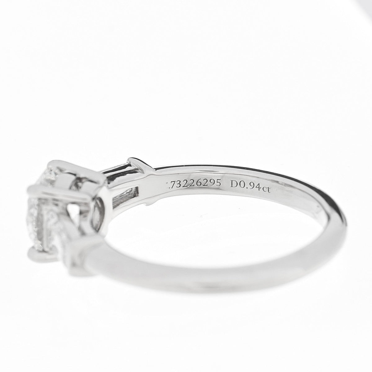 Platinum Diamond 1.26ctw Three Stone Engagement Ring 49 5