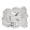 Sterling Silver GM Chaine d'Ancre Enchainee Band Ring 53 6.25