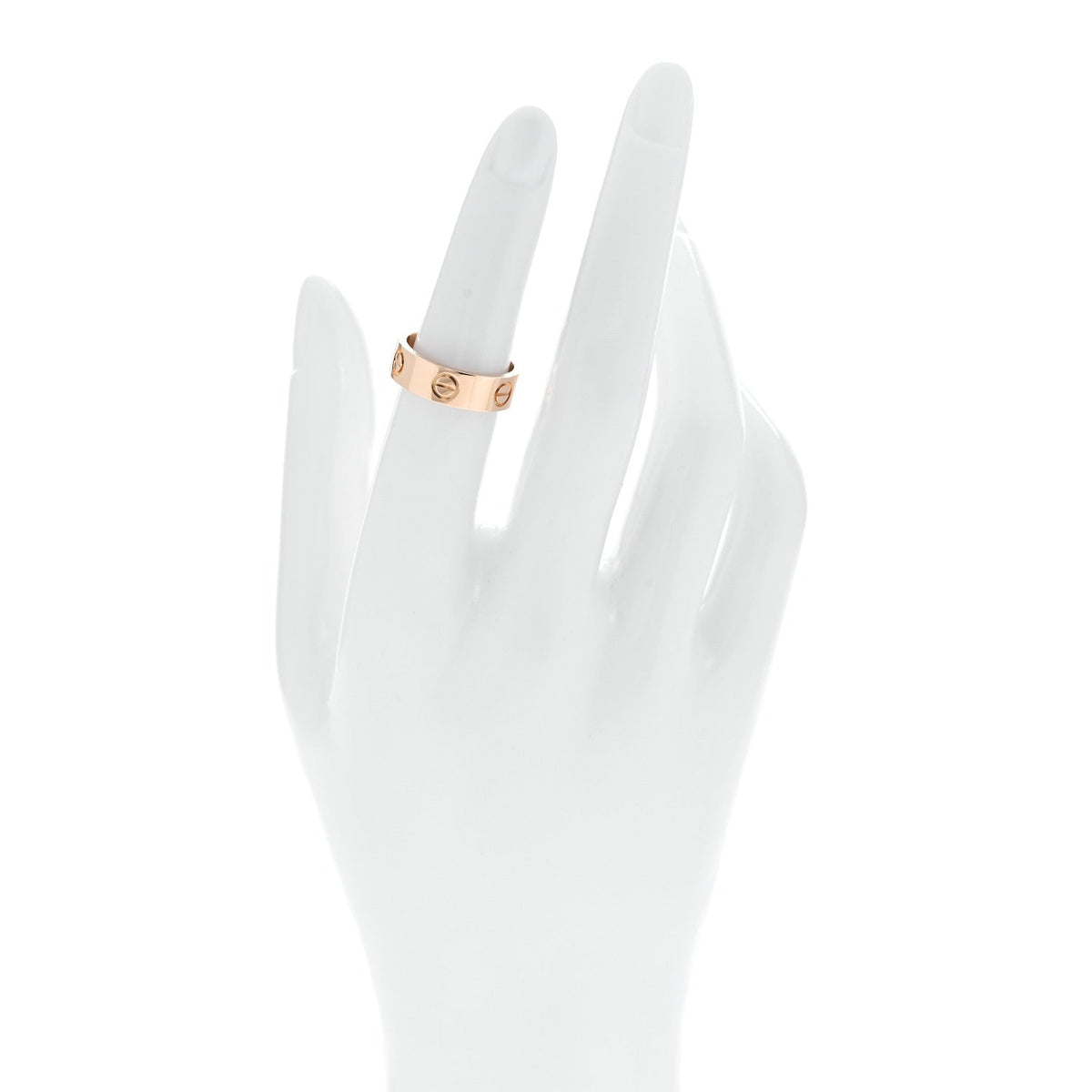18K Pink Gold 5.5mm LOVE Ring 51 5.75