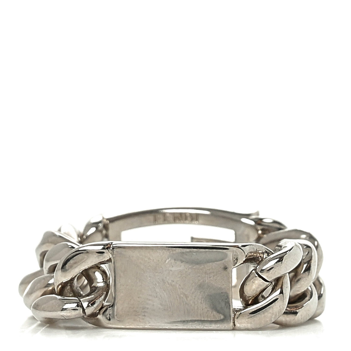 Metal FF Chain Ring S Silver