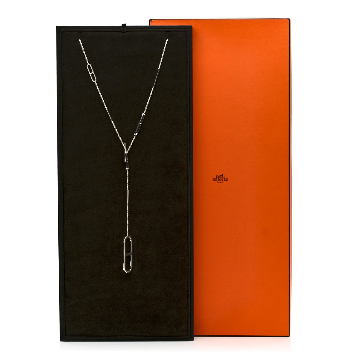 Sterling Silver Ever Chaine d'Ancre Long Lariat Necklace