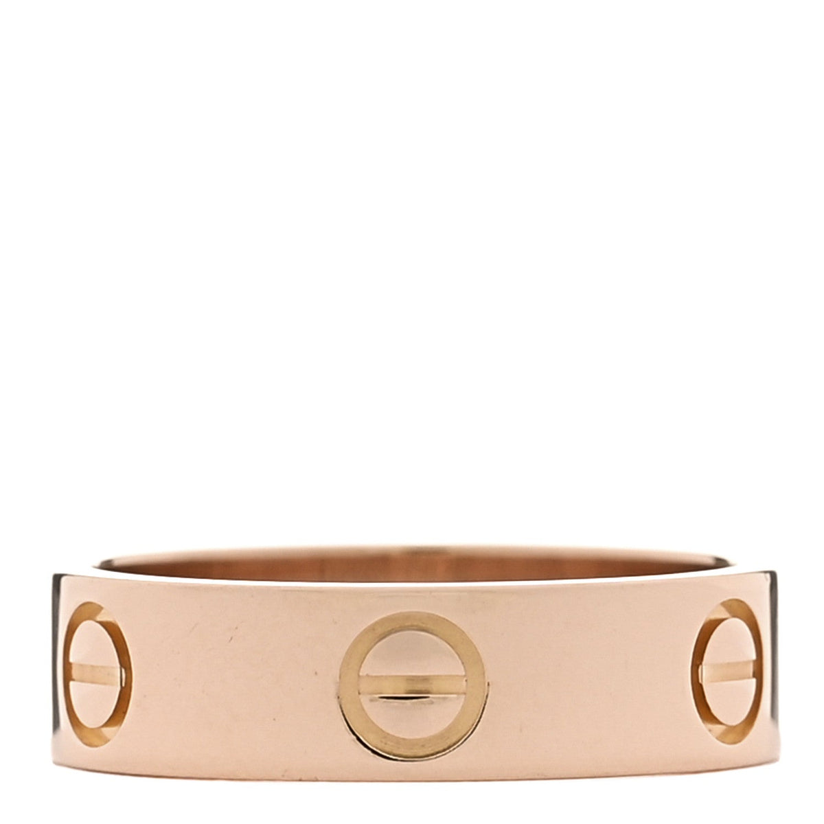 18K Pink Gold 5.5mm LOVE Ring 56 7.5