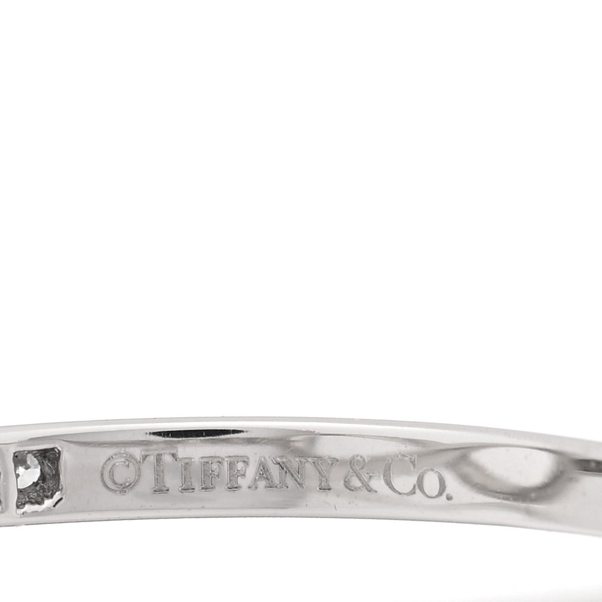 Platinum Diamond Infinity Ring 54 6.75