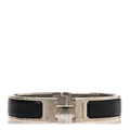 Enamel Narrow Clic Clac H Bracelet PM Black