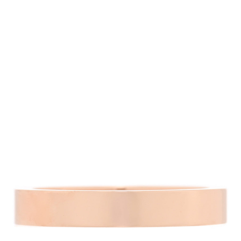 18K Pink Gold Diamond 3mm C De Cartier Wedding Band Ring 46 3.75