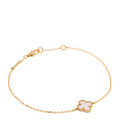 18K Yellow Gold Mother of Pearl Sweet Alhambra Bracelet
