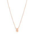 18K Rose Gold Diamond B.Zero1 Open Legends Pendant Necklace
