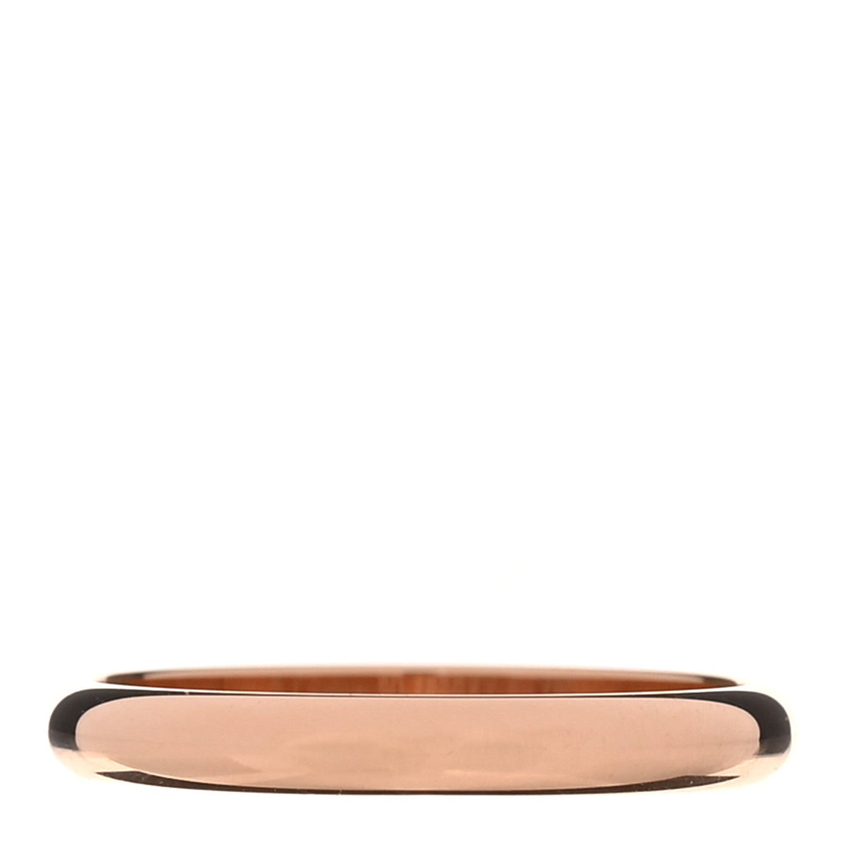 18K Pink Gold 2.5mm 1895 Wedding Band Ring 50 5.25