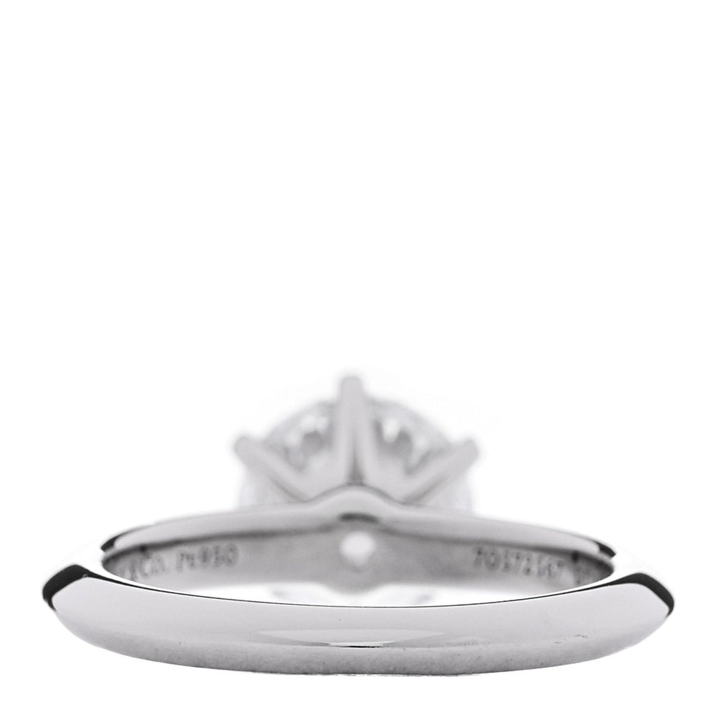 Platinum Diamond 1.36ct Solitaire Engagement Ring 45 3.25
