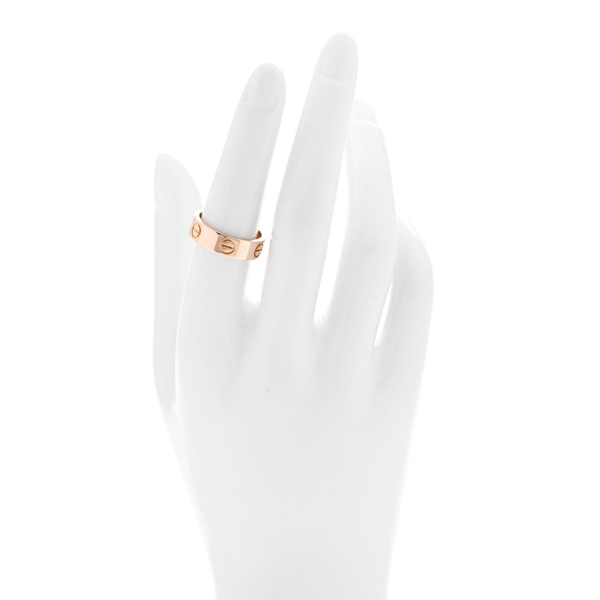 18K Pink Gold 5.5mm LOVE Ring 53 6.5