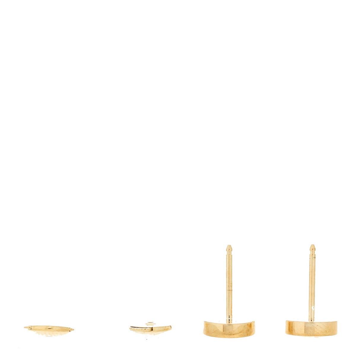 18K Yellow Gold LOVE Earrings