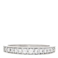 Platinum Diamond 2.5mm Half Circle Wedding Band Ring 50 5.25