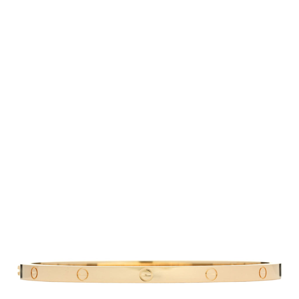18K Yellow Gold Small LOVE Bracelet 17