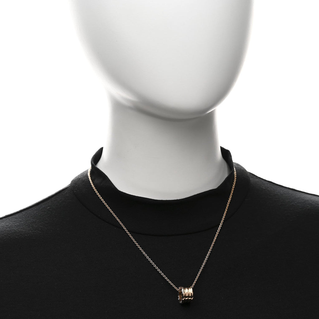 18K Rose Gold B.Zero1 Pendant Necklace