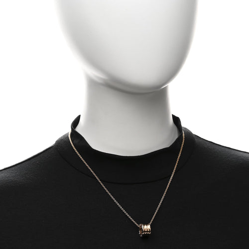 18K Rose Gold B.Zero1 Pendant Necklace