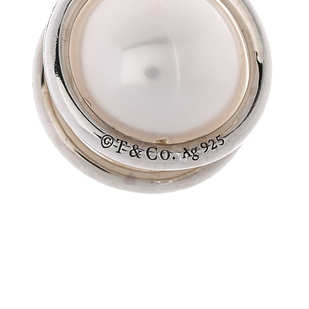 Sterling Silver Cultured Pearl HardWear Link Bracelet