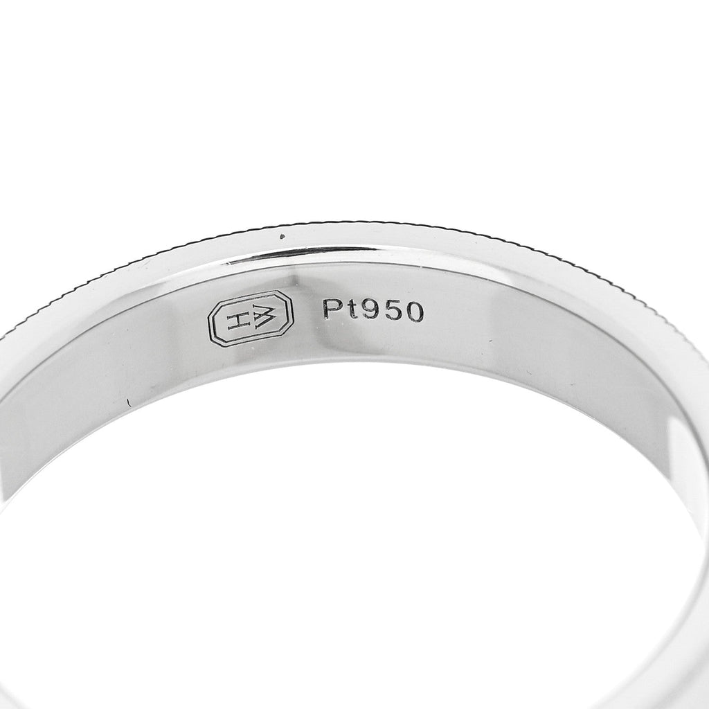 Platinum Milgrain Wedding Band Ring 58 8.25